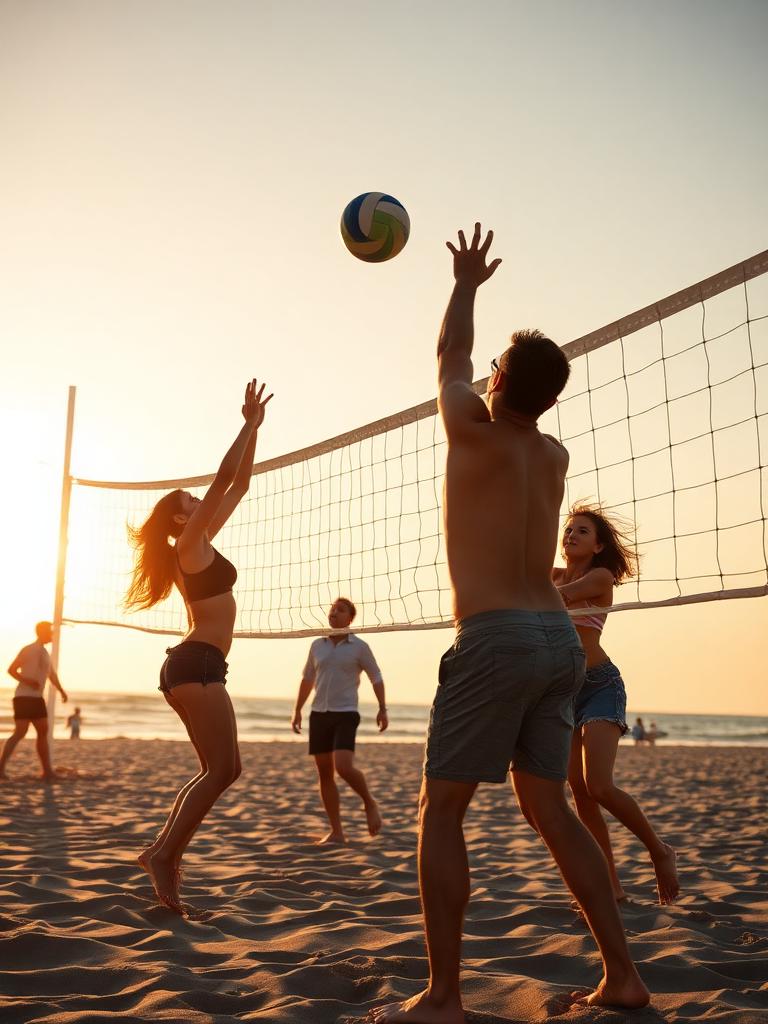 Volley-ball sur la plage